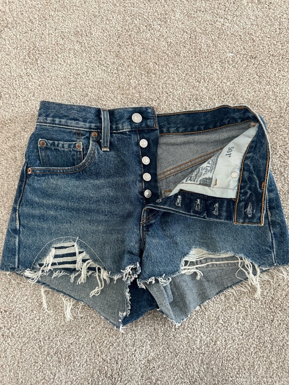 Levi’s 501 Button Fly Shorts - NWOT